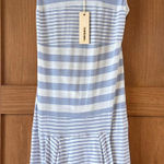 Diesel NWT  Blue/White Striped Open Back Sleeveless Mini Dress Women’s size XS Photo 0