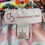 Dress Barn Colorful Paisley Off-the-Shoulder Dress Size Large Wedding Guest Dress Photo 5