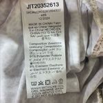 SheIn Pink Lace Trim Cami Top Leopard Floral Print Ruched Size L US 8/10 Photo 4