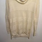 Gap Cowl Neck Waffle Knit Sweater Ivory Frost Photo 3