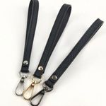 Earthy and Gold Accessories Wrist Strap Purse Bag Strap 20CM PU Leather Handles Brown Photo 5