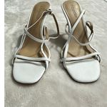 Reformation  Isabelle Heel Sandals Womens 6.5M White Open Stiletto Heel Slingback Photo 9