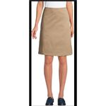 Lands' End  Women's Long Beige Skirt Size 12 Photo 1