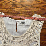 Darlin White Sleeveless Dress/Beach Coverup NO SIZE TAG see measurements Boho Photo 4