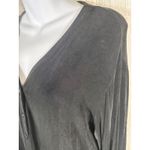 Chico's Chico’s Travelers Black Button-Up Dress Size 2 (M/L) | Long Sleeve | Stretch Photo 3