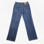90s Vintage Polo Ralph Lauren Saturday Y2K Dark Wash Straight Jeans Size 4 Blue Photo 13