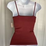 Free People Garnet Grotto Rust Tone Soft Stretchy Strappy Tank Top Sz XS/S NWT Photo 5