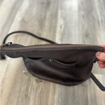 Elliott Lucca Dark Brown Pebbled Leather Crossbody Bag Photo 4