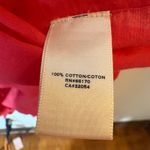 Moulinette Soeurs  Anthropologie Red Eyelet Dress Short Sleeve Size 4 Photo 4