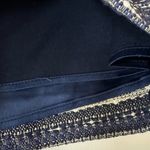 Lilly Pulitzer Black Blue White Striped Knee-Length Careerwear Pencil Skirt 2 Photo 6