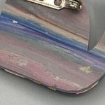 Unique Multicolored 3D Cat Brooch with Fish Charm Cat Lovers Vintage Kitty Boho Size 0 Photo 2