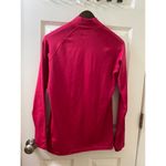 Nike  DRI-FIT Pink Long Sleeve Turtleneck Shirt Top Sz L Fuchsia Thumb Hole Photo 7