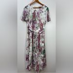 JEMMA Floral Print Maxi Summer Dress size 14W Pink Photo 2