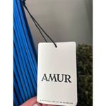 Amur Jenna Midi Skirt Blue Womens Size Medium Photo 6