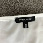 Dynamite White V Neck Long sleeve  Photo 2