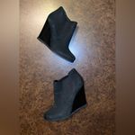 Audrey  Brooks Wedge Ankle Booties in Black - size 8 Photo 1