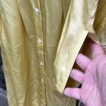 Everlane NWT Hammered Satin Shirt Dress Raffia Size 6 Photo 11