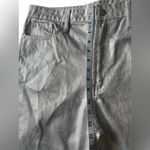 Rebecca Minkoff RM ‎ Metallic Silver 100% Cotton Jeans New Without Tags Size 12 Photo 5