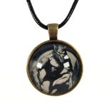 Handmade Unisex Gothic Lunar Beast Gothic Werewolf Pendant Necklace Feral Transformation Photo 3