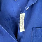 Madewell NWT  Mini Shirtdress in Regenerative Chino Long Sleeve Blue Size Small S Photo 5