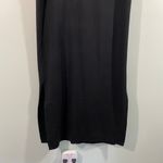 Tuckernuck Black Short Sleeve Knit Oversized Channing Polo Midi Dress Size XS Photo 3