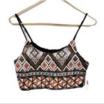 WYLDR ASOS  Small High‎ Hopes Sequin Printed Cami Cropped Top New NWT Photo 1