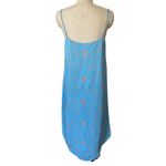 Bimba y Lola Blue Flower Daisy Print Slip Dress Size Medium Photo 2