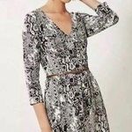 Anthropologie / HD in Paris Textured Faux Wrap Snake Print Dress Photo 4