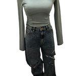 Simple Society  high waisted ribbed jeans Photo 2