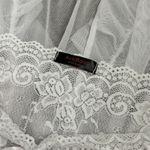 Avidlove White Lace Halter Babydoll Chemise Lingerie XL Sheer Ruffle Trim Size undefined Photo 2