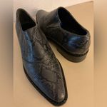 Vince  Women's Black leather Snakeskin Delmar Ankle Boots size 9.5 Photo 9