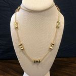 Kate Spade  Gold Tone Gold Enamel Bow Long Necklace Photo 0