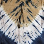 Young Fabulous and Broke Womens Susan Shirt Medium Blue T an Tie Dye Button Down Photo 3