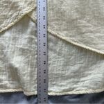 Pact  Women’s 100% Organic Cotton Butter Yellow Tulip Hem Mid Skirt Size L Photo 5