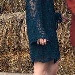 Free People Dark Teal Lace Dress Photo 2