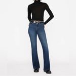 frame denim Le One Flare Jeans in Hanbury Wash Size 1 Photo 10