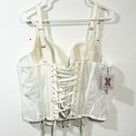 Savage x Fenty Rihanna White Embroidered Lace Corset Size 3X NEW Photo 5