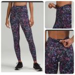 Lululemon Base Pace High-Rise Running Tight 25" Floral Spray Multi size 4 pants Photo 7