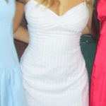 These Three Boutique  Dress Pink striped  Photo 0