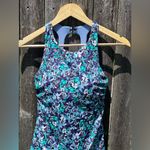 Athleta  MALDIVES Tankini Top Elysian Floral Green Photo 3