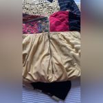 Anthropologie Yellow Strapless Embroidered Dress Photo 7