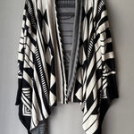 Banana Republic  sz S aztec cream‎ black southwest Shrug Photo 0