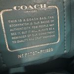 Coach  Petal Drawstring Dark Teal Bucket Leather And Suede Bag Purse #F11829 Photo 15