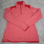 Nike Birdie Half-Zip 2.0 Womens Golf Top Size X-Large Red Pullover Quarter Zip Photo 0