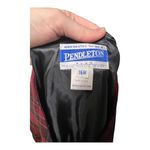Pendleton Vintage  Plaid Wool Vest 16W Photo 3
