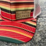 STS Ranchwear Multicolor Striped Trucker Hat Red Photo 4