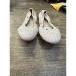 Stuart Weitzman  Suede Ballet Flats Rhinestones‎ Size 5.5 Crystal Embellished Photo 3