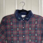 Bobbie‎ Brooks Vintage 90's Women's Plaid Long Sleeve Christmas Sweater Medium Size 8 Photo 3