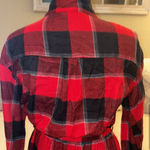 Stars Above  Buffalo Plaid red robe Sleepwear New in package with tags M/L with pockets Photo 8
