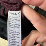 Spanx Faux Leather Shimmer Leggings in Wine Photo 6